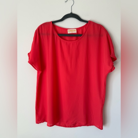 Coral Light Weight Top - Picture 1 of 4